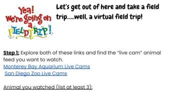 Preview of Virtual Field Trip! 