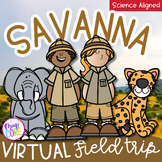 Virtual Field Trip Africa Savanna Grassland Habitat Digita