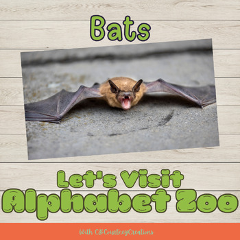 Preview of Virtual Field Trip- Alphabet Zoo: Bats, Presentation Worksheets