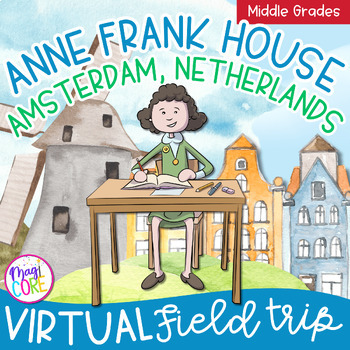 Preview of Virtual Field Trip Amsterdam Anne Frank House - Holocaust Google Slides Activity