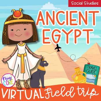Preview of Virtual Field Trip Ancient Egypt Google Slides Digital Resource Activities