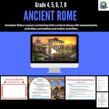 Preview of Virtual Field Trip - Ancient Rome - Grades 4-8