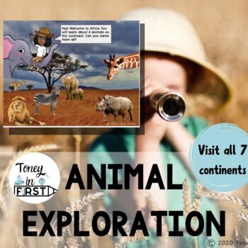 Preview of Virtual Field Trip Animal Habitats Fun End of Year Digital Activity