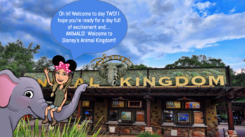 Preview of Virtual Disney Field Trip Animal Kingdom **Editable** |Distance Learning|