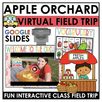 Preview of Virtual Field Trip Apple Orchard | Digital FUN FRIDAY + Apple Lifecycle Craft
