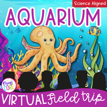 Preview of Virtual Field Trip Aquarium Ecosystems Google Slides Digital Resource Activities
