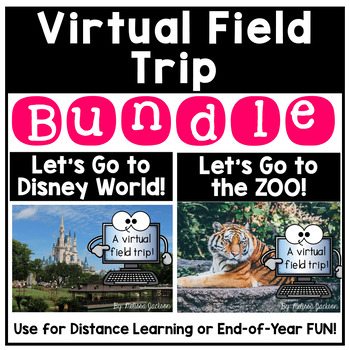 Preview of Virtual Field Trip Bundle End of Year Activities Distance Learning Google Slides