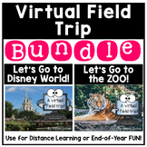 Virtual Field Trip Bundle End of Year Activities Distance 