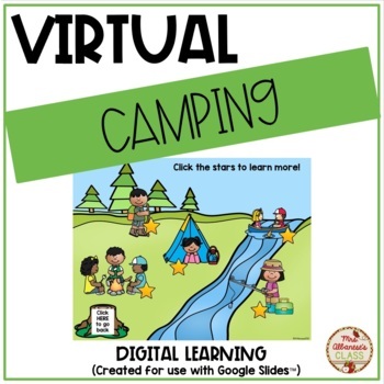 Preview of Virtual Field Trip CAMPING {Google Slides™}