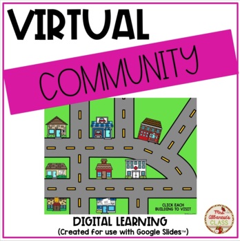 Preview of Virtual Field Trip COMMUNITY - Digital Learning {Google Slides™/Classroom™}