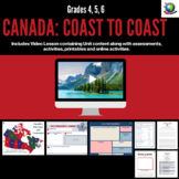 Virtual Field Trip - Canada: Coast to Coast for Grades 4, 5, 6