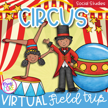 Preview of Virtual Field Trip Circus Google Slides Digital Resource Activities SeeSaw