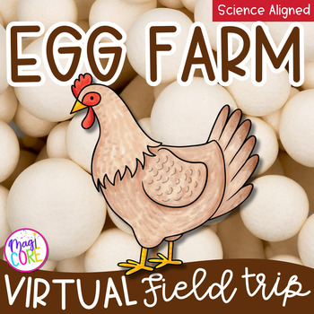 Preview of Virtual Field Trip Egg Farm Google Slides Digital Resource Activities SeeSaw