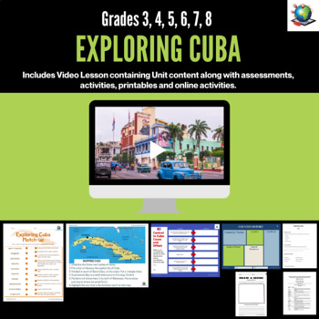 Preview of Virtual Field Trip - Exploring Cuba - For Grades 3-8