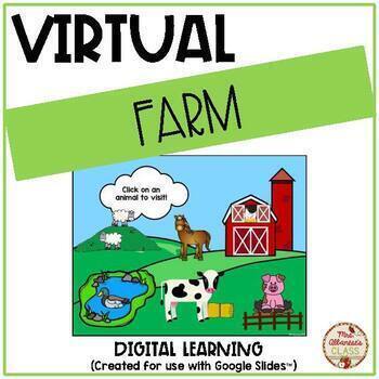 Preview of Virtual Field Trip FARM - Distance/Digital Learning {Google Slides™/Classroom™}