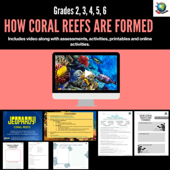 Preview of Virtual Field Trip - How Coral Reefs Are Formed - Grades 2-6