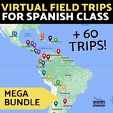 Virtual Field Trip Interactive Map Spanish Culture and Geo
