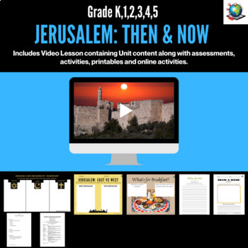 Preview of Virtual Field Trip - Jerusalem: Then and Now for Grades K - 5