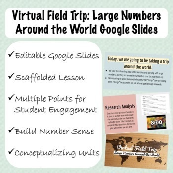 Preview of Virtual Field Trip: Place Value Around the World Google Slides