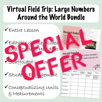 Preview of Virtual Field Trip: Place Value Around the World Bundle