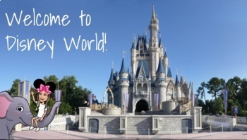 Preview of Virtual Disney Field Trip Magic Kingdom **Editable** |Distance Learning|