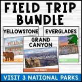 Virtual Field Trip National Park Bundle End of Year no prep!