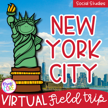 Preview of Virtual Field Trip New York City Google Slides Digital Resource Activities