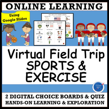Preview of Virtual Field Trip Physical Education Sports Exercise Gym | Computer Activity