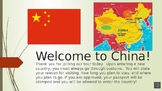 Virtual Field Trip Powerpoint - China