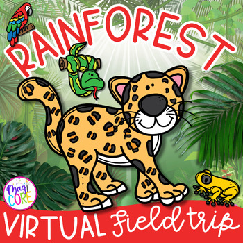 Preview of Virtual Field Trip Rainforest Habitat & Animals Digital Resource Activities