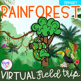Virtual Field Trip Rainforest Habitat Animals Google Slide