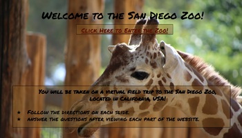 Preview of Virtual Field Trip: San Diego Zoo