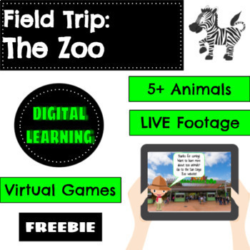 Preview of Virtual Field Trip: San Diego Zoo FREEBIE