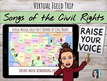 Preview of Virtual Field Trip | Songs of Civil Rights on Google Slides