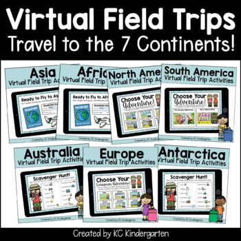 Preview of 7 Continents Virtual Field Trips Bundle