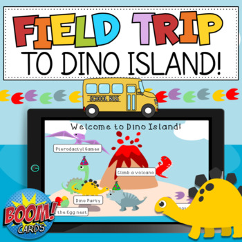 Preview of Virtual Field Trip: To Dino Island! (DIGITAL NO PREP)