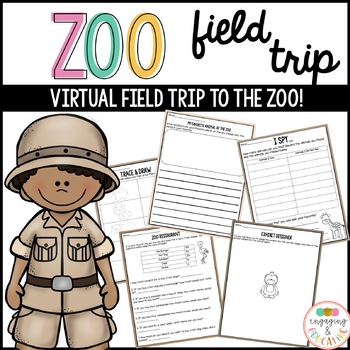 Preview of Virtual Field Trip- Zoo