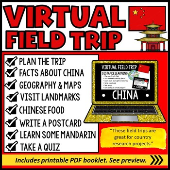 Preview of Virtual Field Trip to CHINA Country Study - Countries Around the World