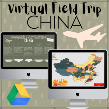 Preview of Virtual Field Trip to China - Weekly Activities Included