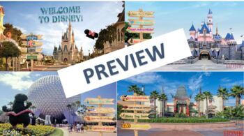 Preview of Virtual/Digital Field Trip to Disney- Interactive Language Trip