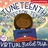 Virtual Field Trip to Galveston Texas for Juneteenth - Google Slides & Seesaw