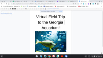 Preview of Virtual Field Trip to Georgia Aquarium