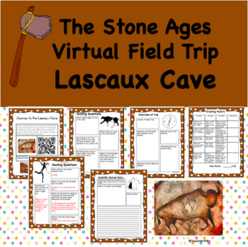 Preview of Caveman Virtual Field Trip for Early Humans to Lascaux Cave