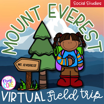 Preview of Virtual Field Trip to Mount Everest - Google Slides Digital Resource Activities