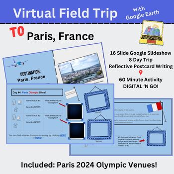 Preview of Virtual Field Trip to Paris, France