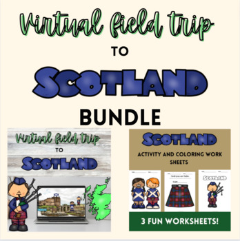 Preview of Virtual Field Trip to Scotland Bundle