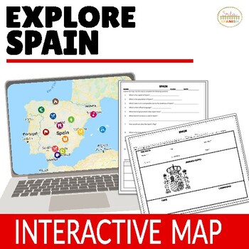 Preview of Virtual Field Trip to Spain Spanish Lesson Plans for Spanish Culture in ENGLISH