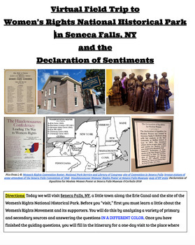 Preview of Virtual Field Trip to Women's Rights Historical Park, Seneca Falls, NY