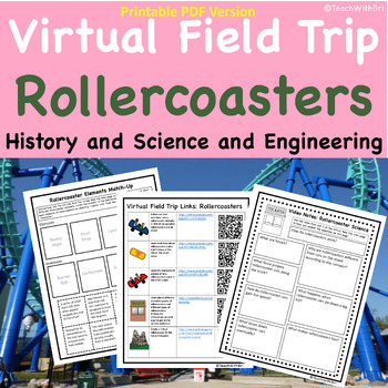 Preview of All About Rollercoasters Virtual Field Trip