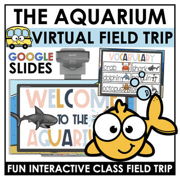 Preview of Virtual Field Trip to the AQUARIUM | Digital FUN FRIDAY Ocean Animal Unit 